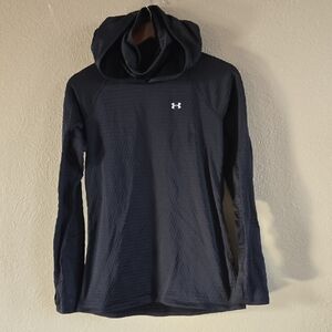 Under Armour Coldgear Base 2.0 Black Hoodie Size M